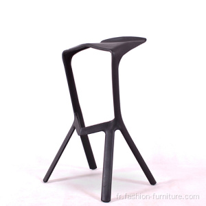 Empilage tabouret de bar en plastique ABS chaise à manger